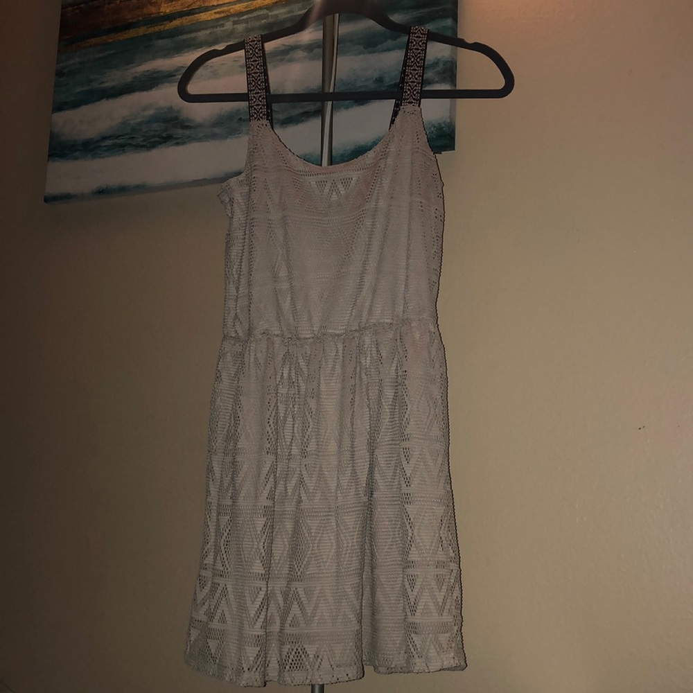 Chevron textured dress